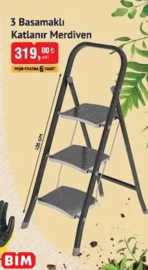 3 Basamaklı Katlanır Merdiven 3 Basamaklı Katlanır Merdiven