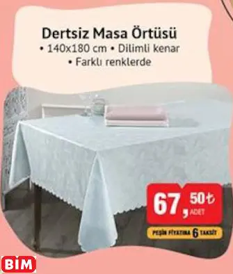 Dertsiz Masa Örtüsü