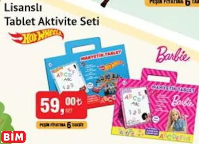 Lisanslı Tablet Aktivite Seti