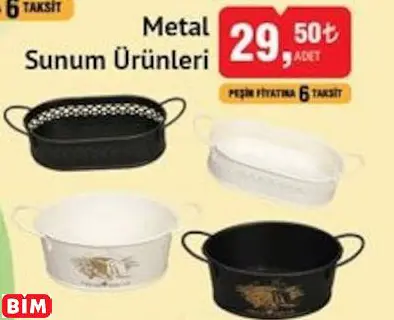 Metal Sunum Ürünleri Metal Sunum Ürünleri