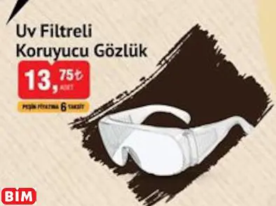 SGS Uv Filtreli Koruyucu Gözlük