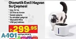 Otomatik Evcil Hayvan Su Çeşmesi