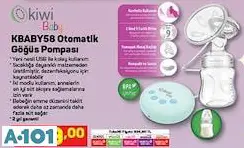 Kiwi Otomatik Göğüs Pompası