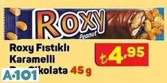 Roxy Fıstıklı Karamelli Bar Çikolata