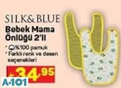 Silk&Blue Bebek Mama Önlüğü