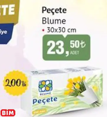 Blume   Peçete