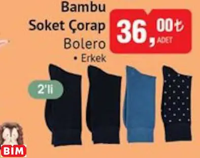 Bolero Bambu Soket Çorap