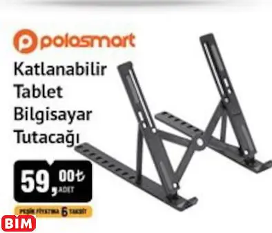 Polosmart Katlanabilir Tablet Bilgisayar Tutacağı