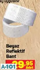 Beyaz Reflektif Bant