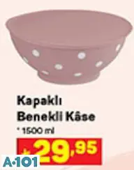 Kapaklı Benekli Kase