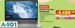 Lenovo N4120 128 Gb Notebook/Dizüstü Bilgisayar/Laptop