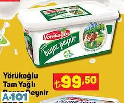 Yörükoğlu Tam Yağlı Beyaz Peynir