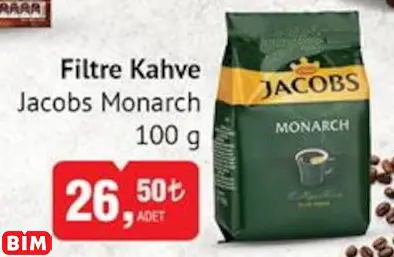 Jacobs Monarch  Filtre Kahve