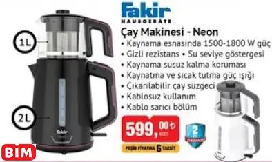 Fakir Çay Makinesi - Neon