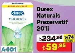 Durex Naturals Prezervatif