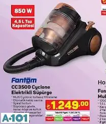 Fantom Cyclone Elektrikli Süpürge