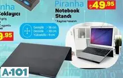 Piranha Notebook Standı