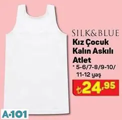 Silk&Blue Kız Çocuk Kalın Askılı Atlet