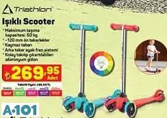 Triathlon Işıklı Scooter