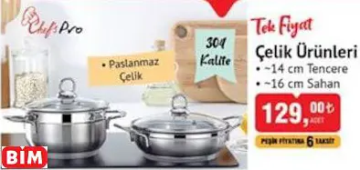 Chef's Pro Tek Fiyat Çelik Ürünleri Chef's Pro Tek Fiyat Çelik Ürünleri