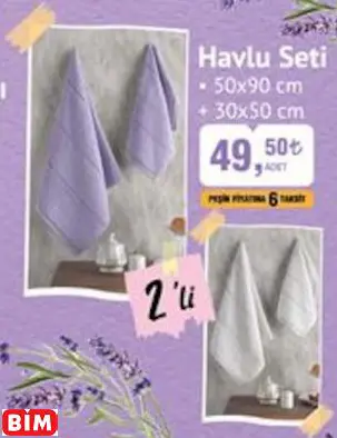 Havlu Seti Havlu Seti