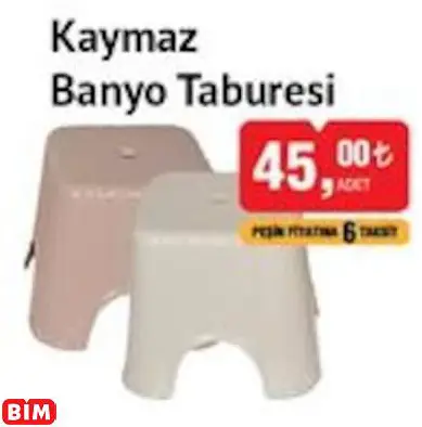 Kaymaz Banyo Taburesi