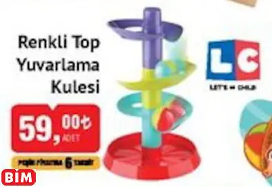 LC Renkli Top Yuvarlama Kulesi