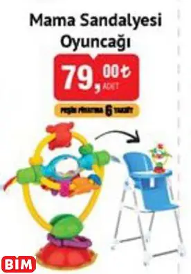 Mama Sandalyesi Oyuncağı Mama Sandalyesi Oyuncağı