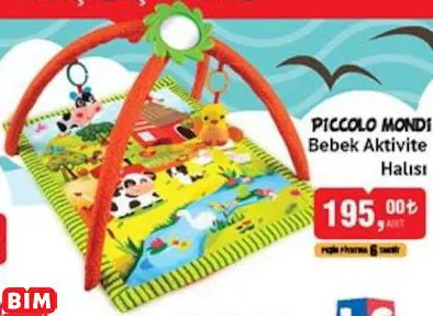 Piccolo Mondi Bebek Aktivite Halısı