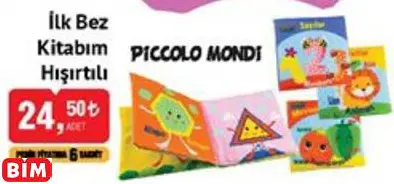 Piccolo Mondi İlk Bez Kitabım Hışırtılı