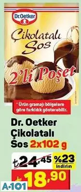 Dr. Oetker Çikolatalı Sos