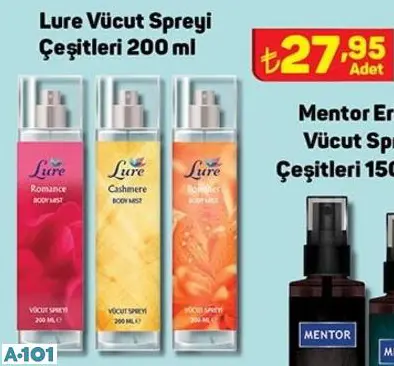 lure vücut spreyi lure vücut spreyi