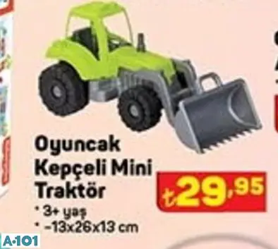Oyuncak Kepçeli Mini Traktör
