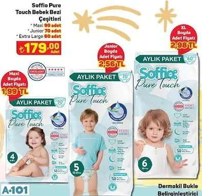 Soffio Pure Touch Çocuk Bezi