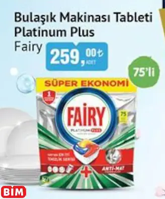 Fairy Bulaşık Makinesi Tableti Platinum Plus