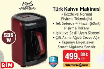 Keyif Abdullah Efendi Türk Kahve Makinesi