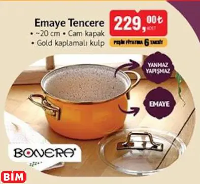 Bonera Emaye Tencere Bonera Emaye Tencere