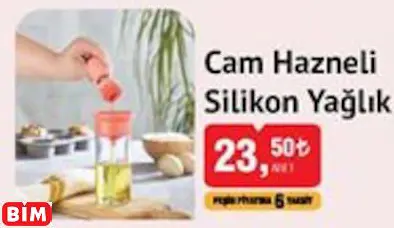 Cam Hazneli Silikon Yağlık