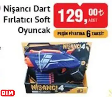 Nişancı Dart Fırlatıcı Soft Oyuncak