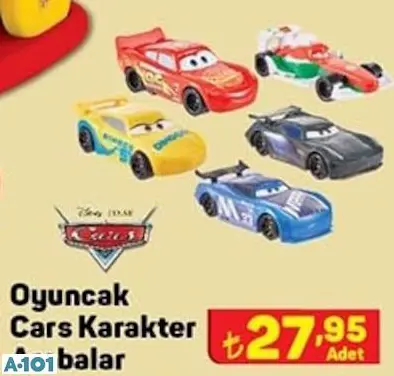 Oyuncak Cars Karakter Arabalar