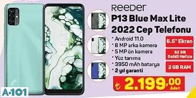 Reeder P13 Blue Max Lite 2022 Cep Telefonu