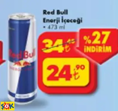 Red Bull Enerji İçeceği 473Ml