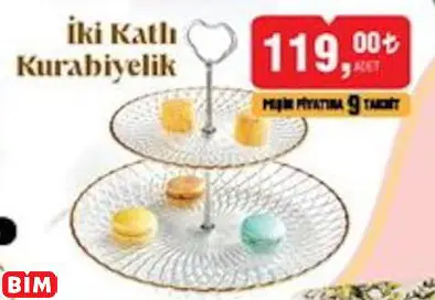 Colorina İki Katlı Kurabiyelik Colorina İki Katlı Kurabiyelik