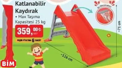 Pilsan Katlanabilir Kaydırak