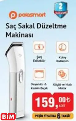 Polosmart Saç Sakal Düzeltme Makinası Polosmart Saç Sakal Düzeltme Makinası