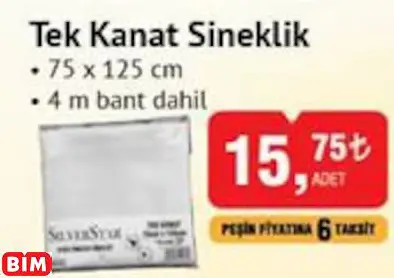 Tek Kanat Sineklik Tek Kanat Sineklik