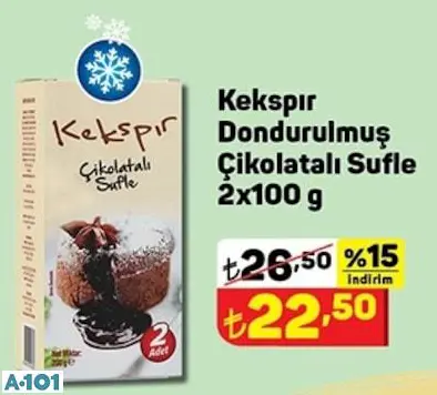 Kekspır Dondurulmuş Çikolata Sufle