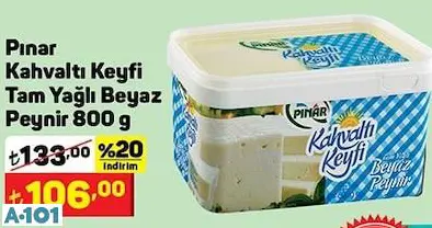 Pınar Kahvaltı Keyfi Tam Yağlı Beyaz Peynir