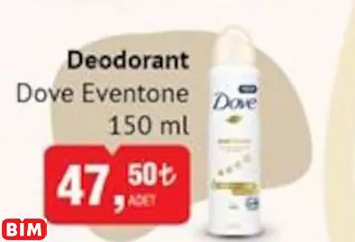 Dove Eventone Deodorant Dove Eventone Deodorant