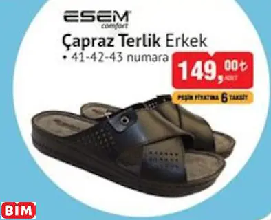 Esem Çapraz Terlik Erkek